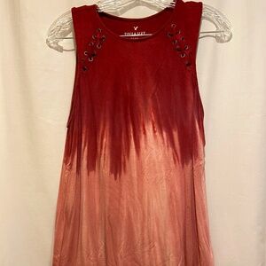 Women's American Eagle Soft & Sexy tank top~raspberry pink ombre tie-dye~medium